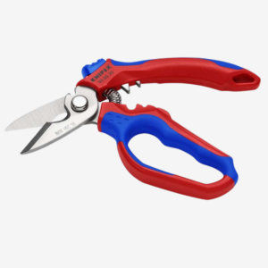 Knipex-Tools-gewinkelte-Elektrikerschere-mit-Crimpstellen-für-Aderendhülsen-MHB-Sanitär-Produktbild